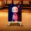 Nezuko Kamado Wooden Print With Easel Stand