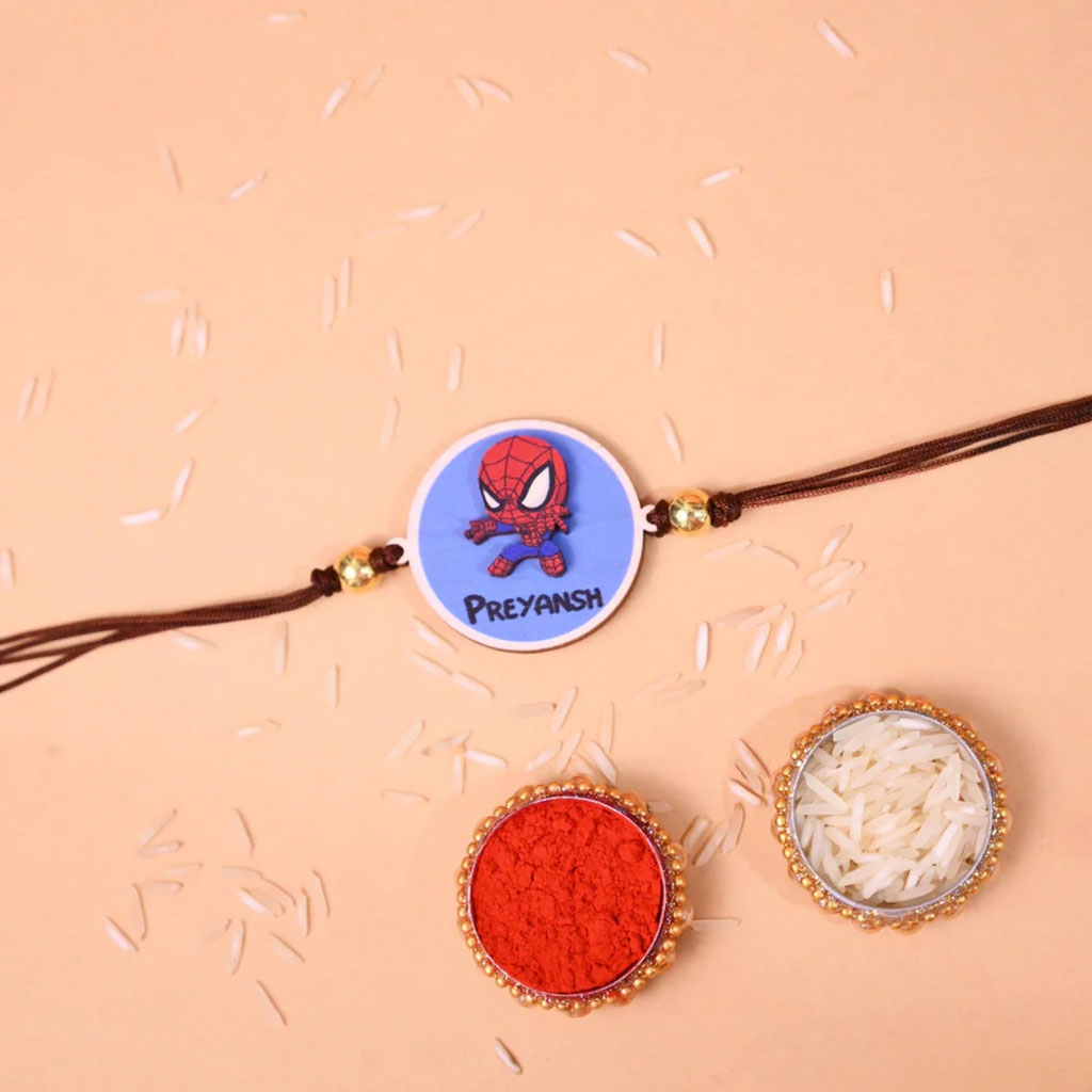 Personalised Spiderman Rakhi
