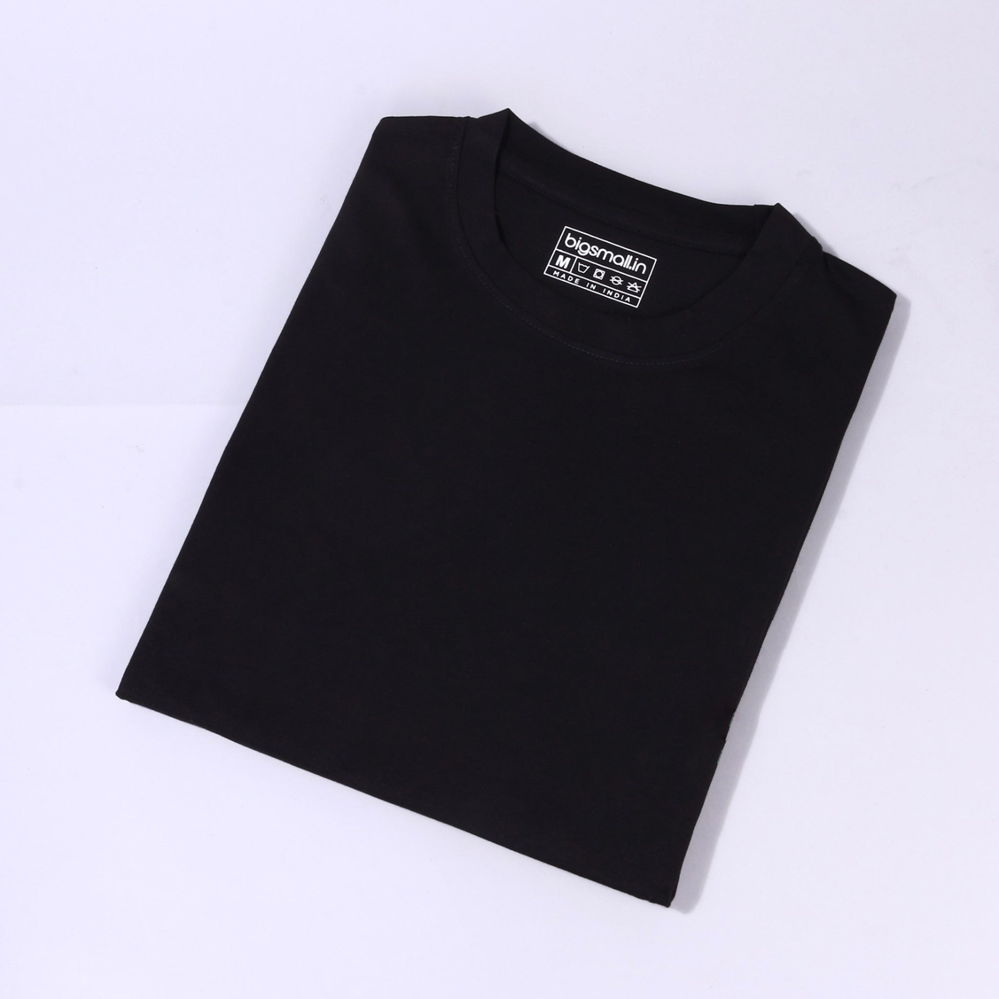 Classic Black Round Neck T-Shirt