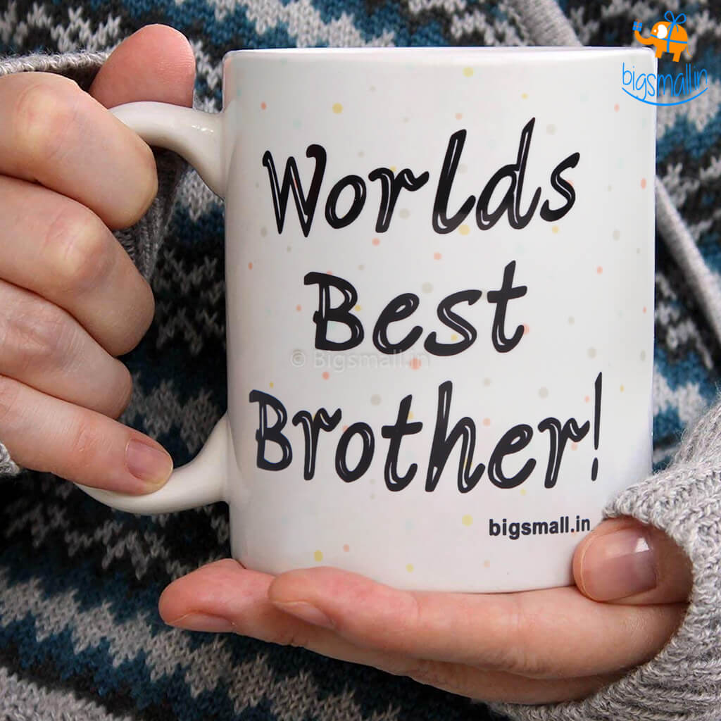 World Best Brother Rakhi Coffee Mug
