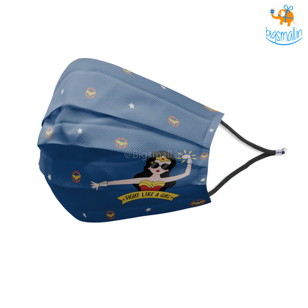 Wonder Woman Cotton Mask With Filter