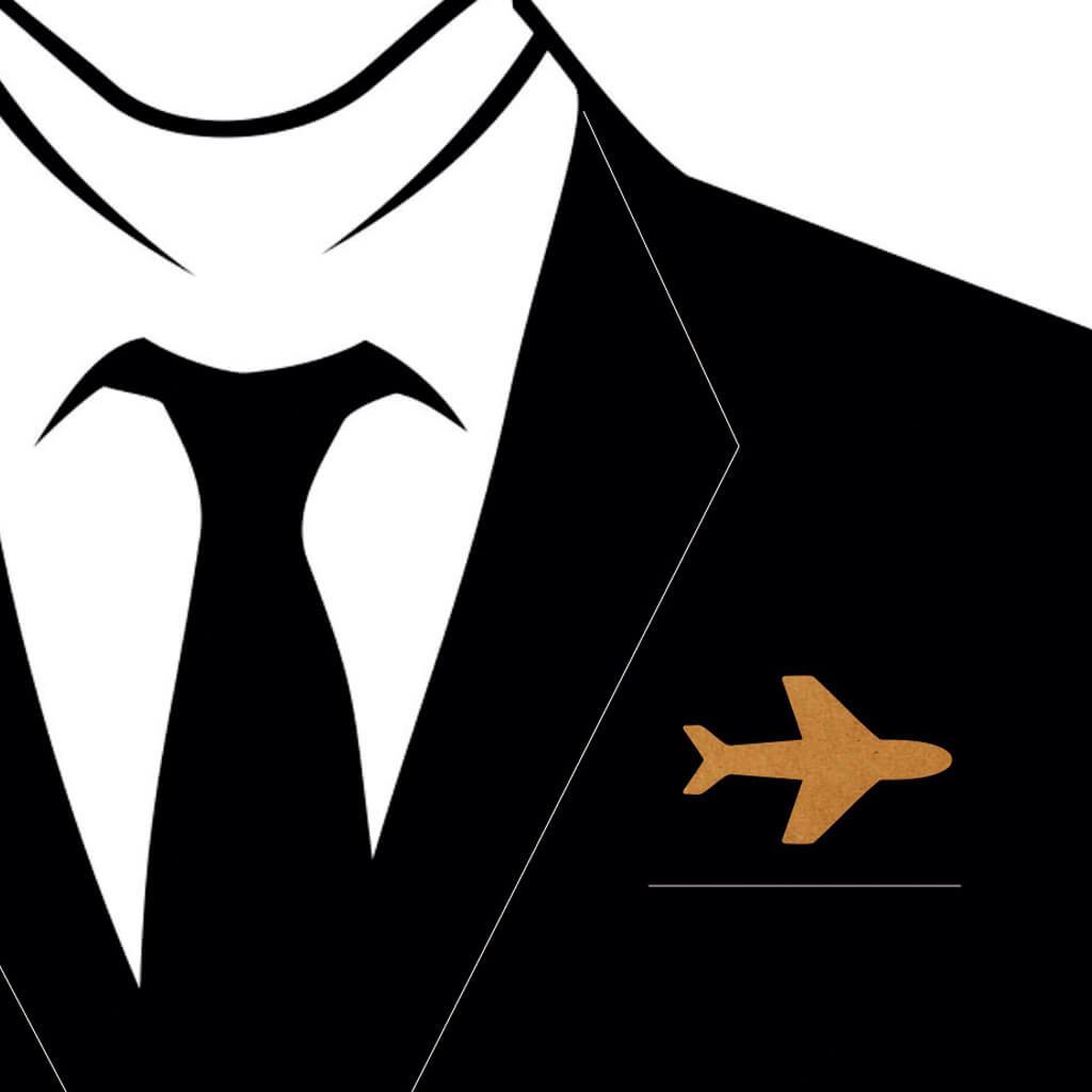 Travel Wooden Brooch