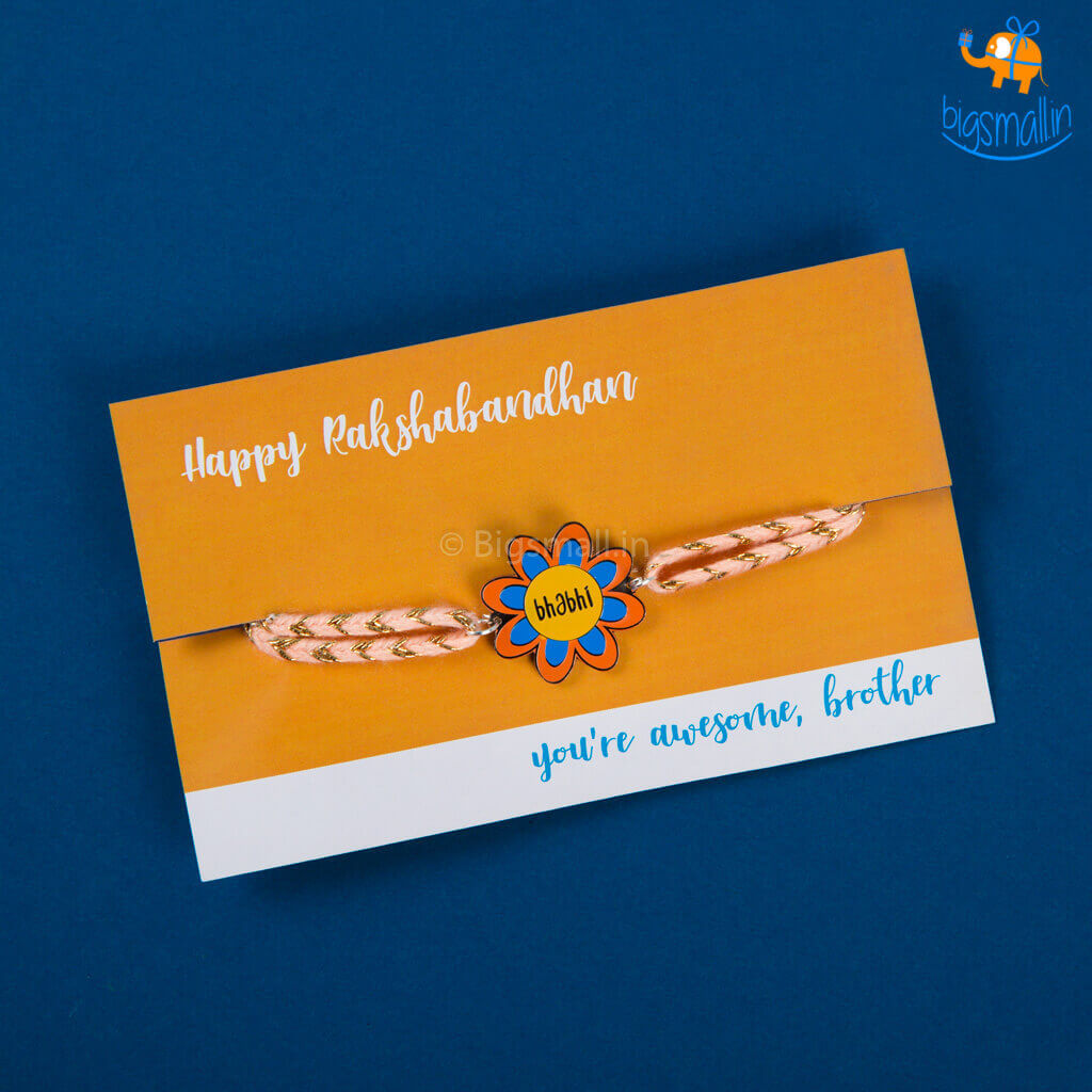 Sister by Heart Rakhi for bhaiya bhabhi