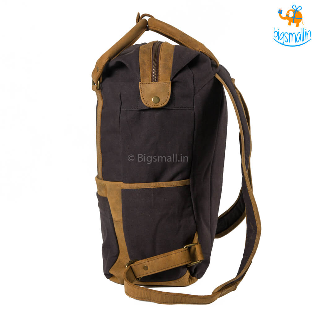 Canvas Leather Laptop Bag