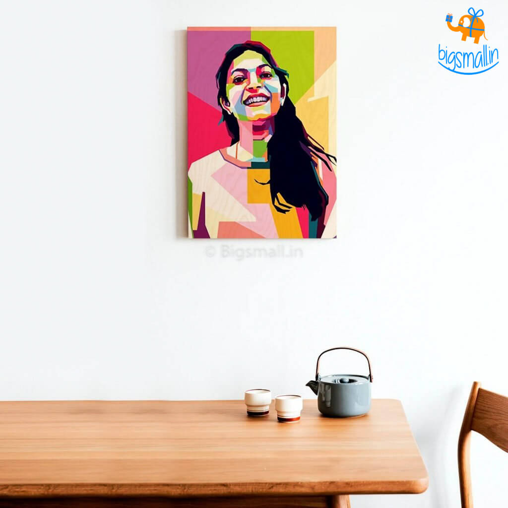 Personalized Pop Art Wooden Frame