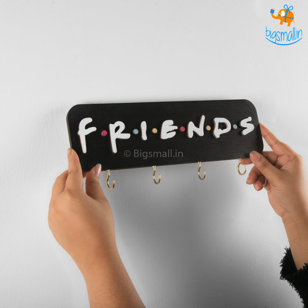 Friends Wooden Key Holder