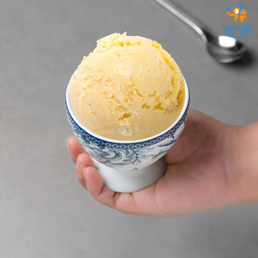 Flora Dessert Cup Set With Spoons - Set of 6