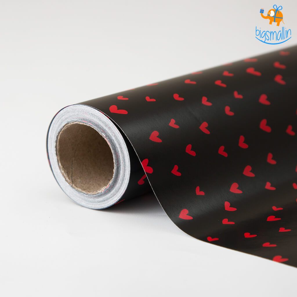Mini Hearts Gift Wrapping Paper Roll