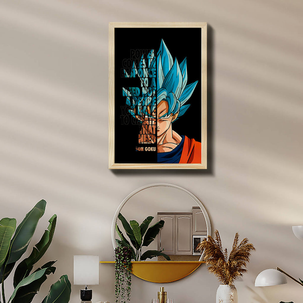 Son Goku Wooden Wall Art