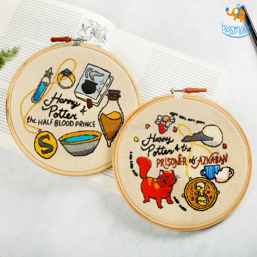 Harry Potter Embroidery Hoop Art