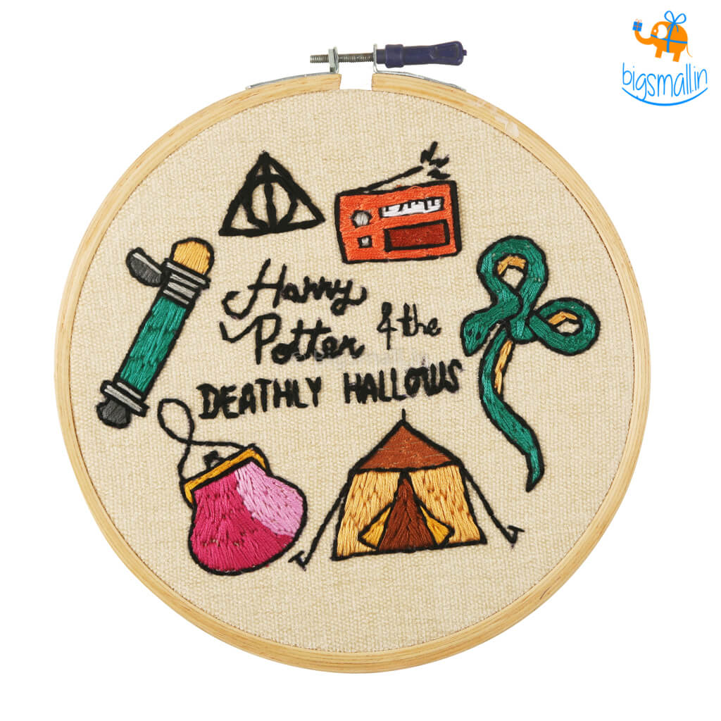 Harry Potter Embroidery Hoop Art