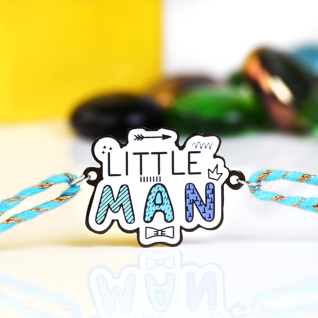 Little Man Metallic Rakhi