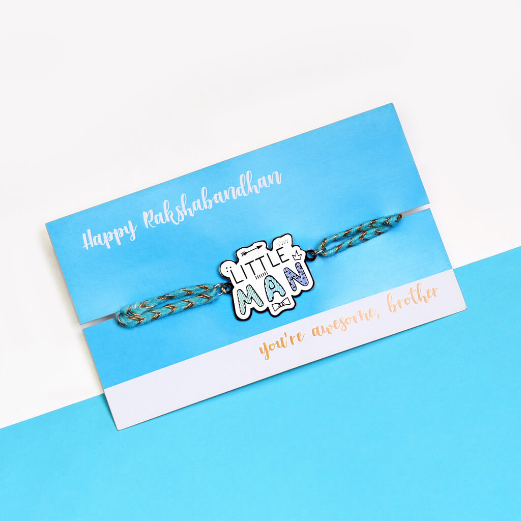 Little Man Metallic Rakhi