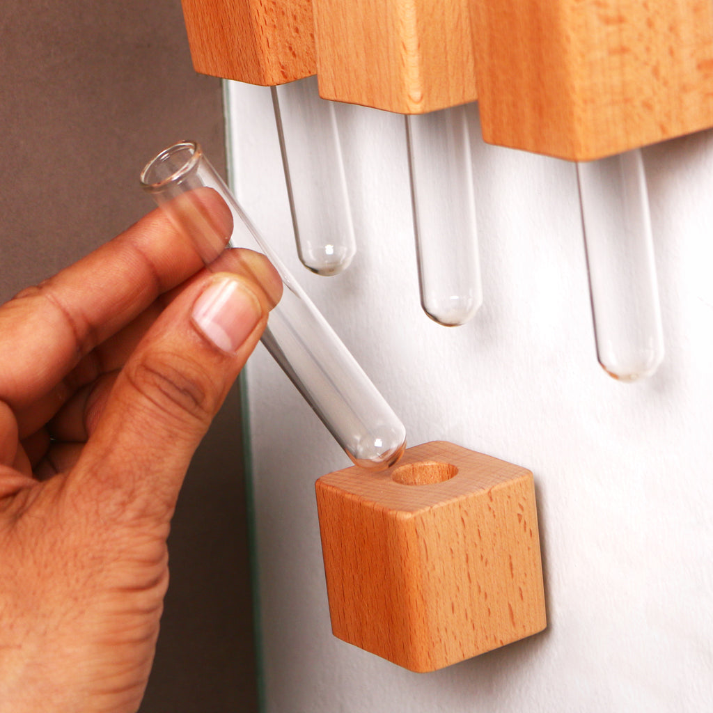 Wooden Planter Fridge Magnets