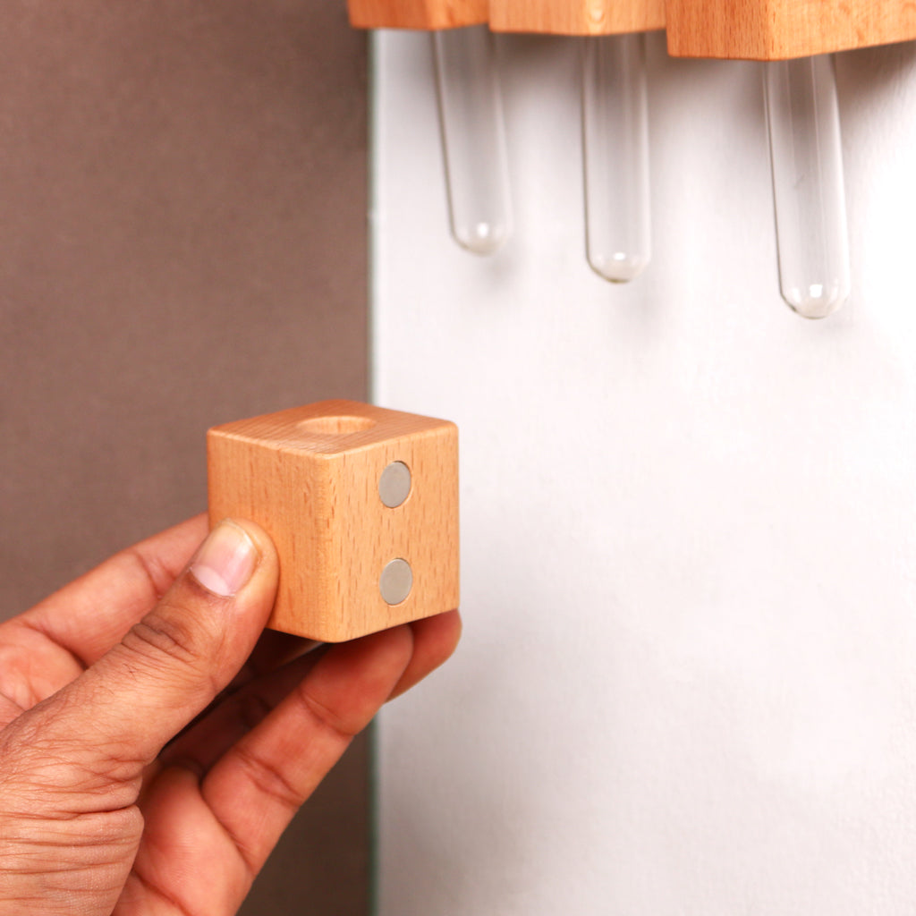 Wooden Planter Fridge Magnets