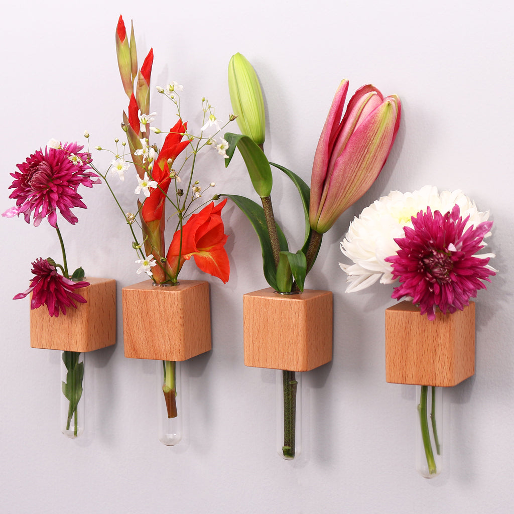 Wooden Planter Fridge Magnets