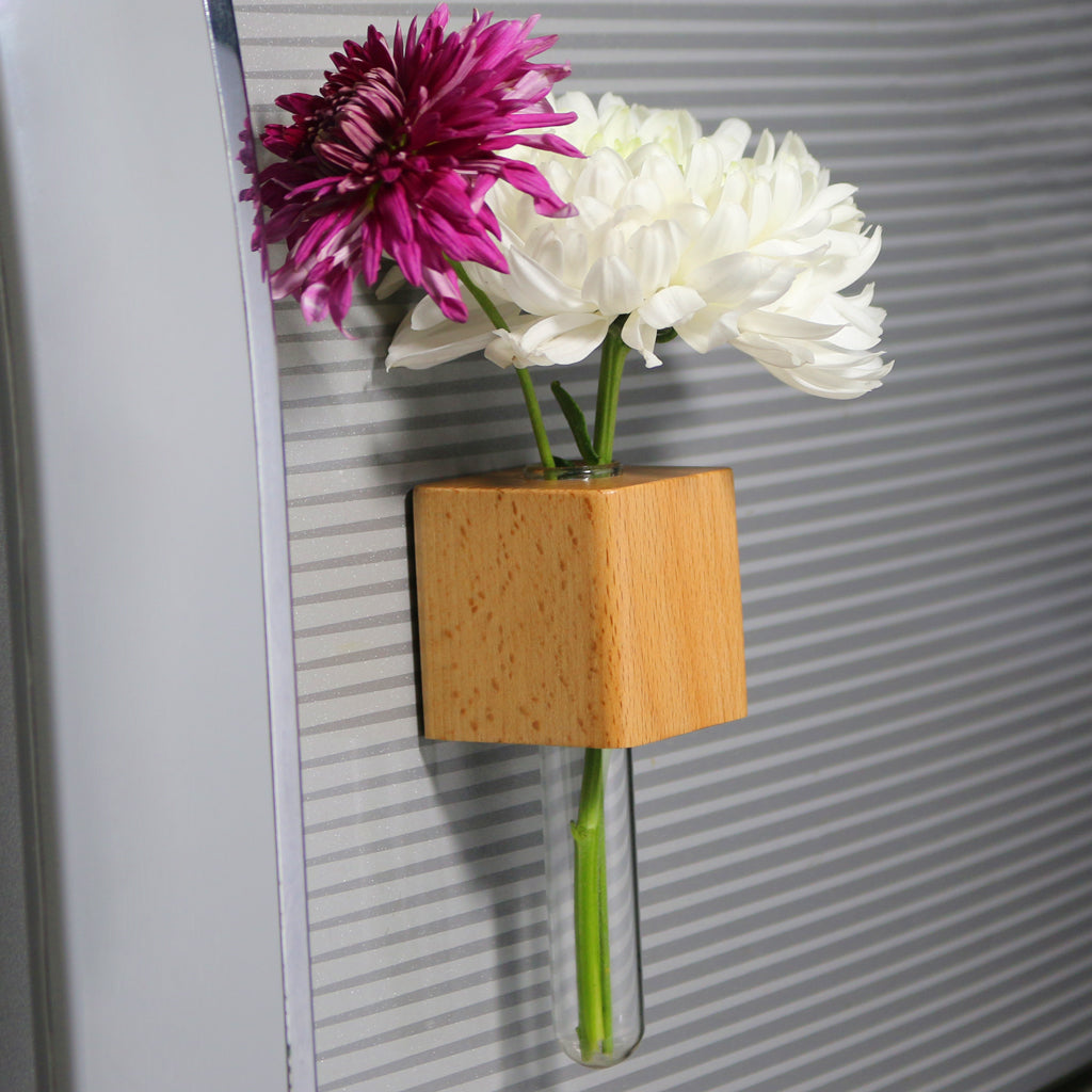 Wooden Planter Fridge Magnets