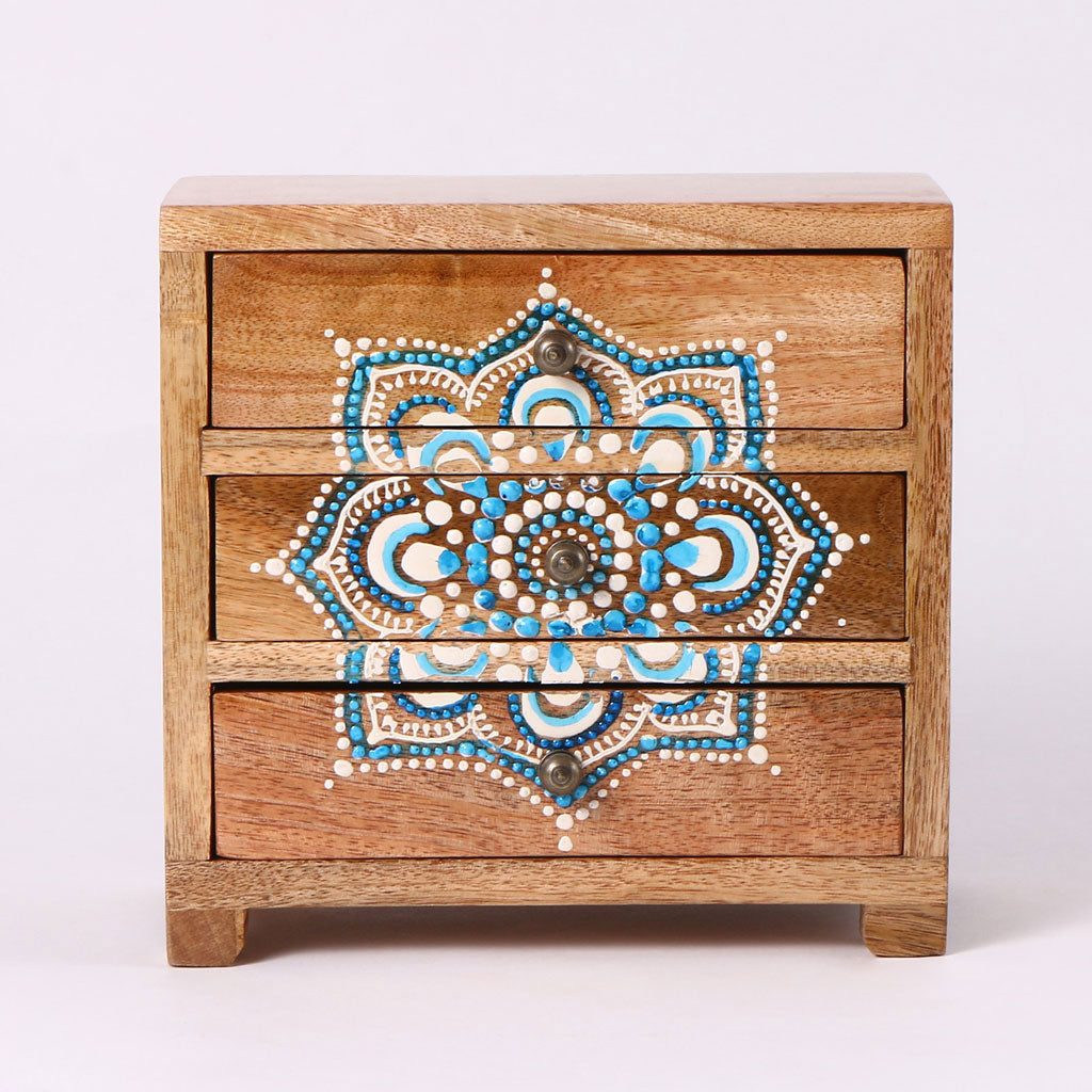 Mandala Wooden Drawer
