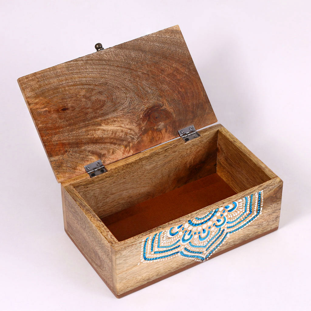Mandala Wooden Storage Box