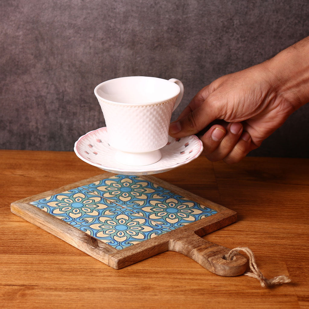 Moroccan Wooden Tea Coaster