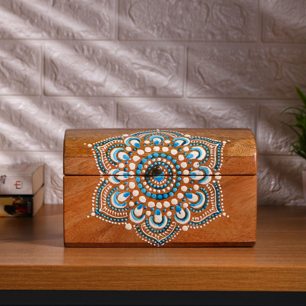 Mandala Treasure Trinket Box