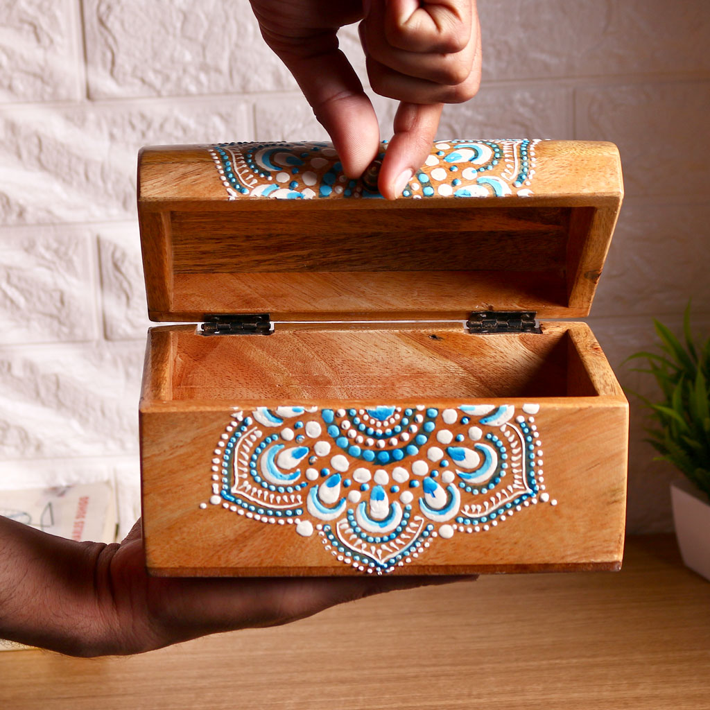 Mandala Treasure Trinket Box