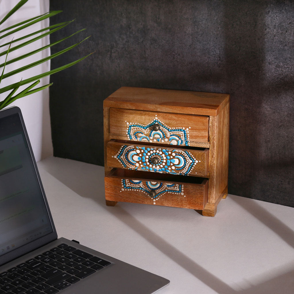 Mandala Wooden Drawer