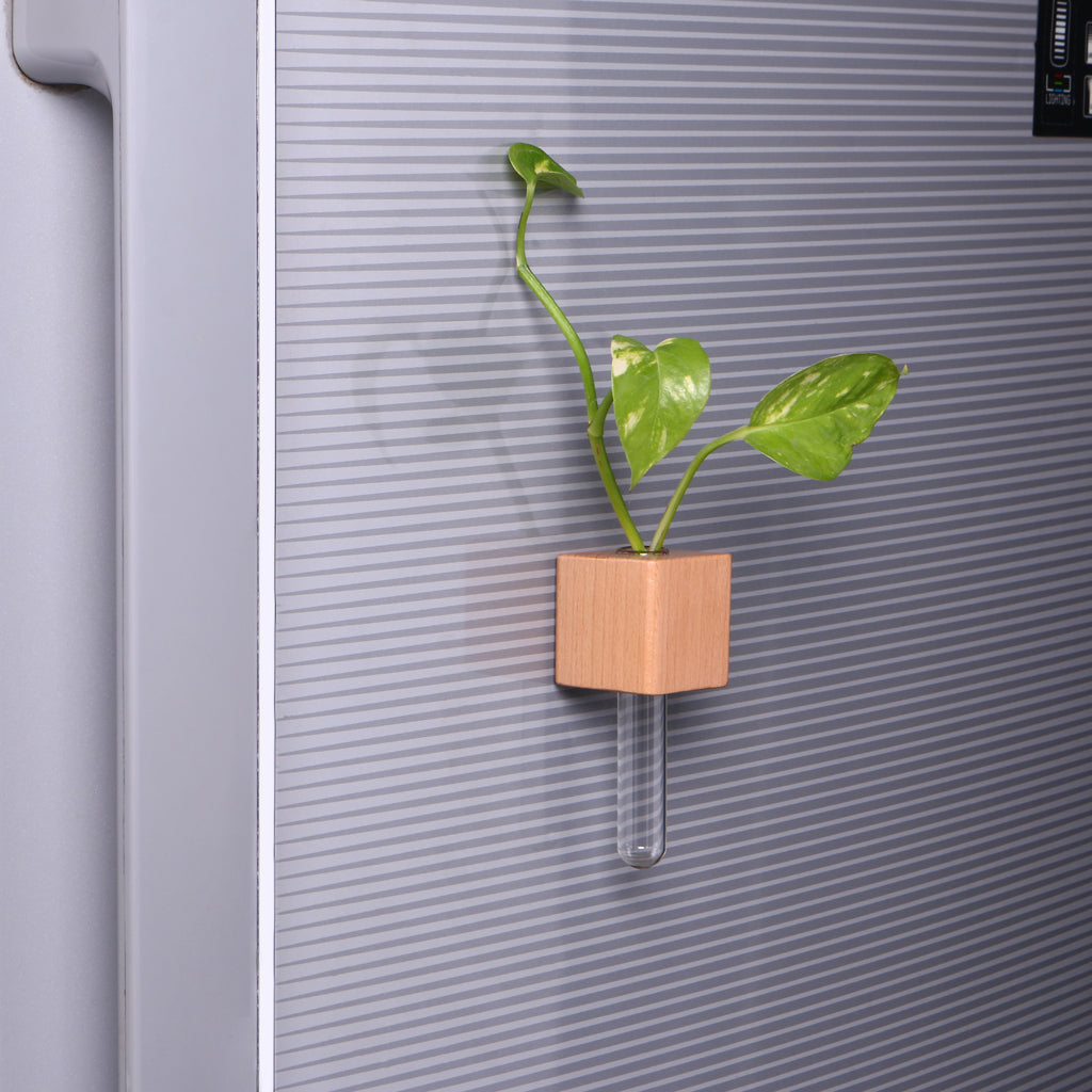 Wooden Planter Fridge Magnets