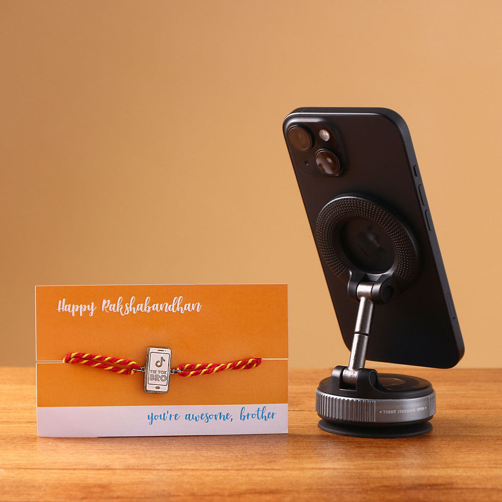 Rakhi and  Stand Gift Set