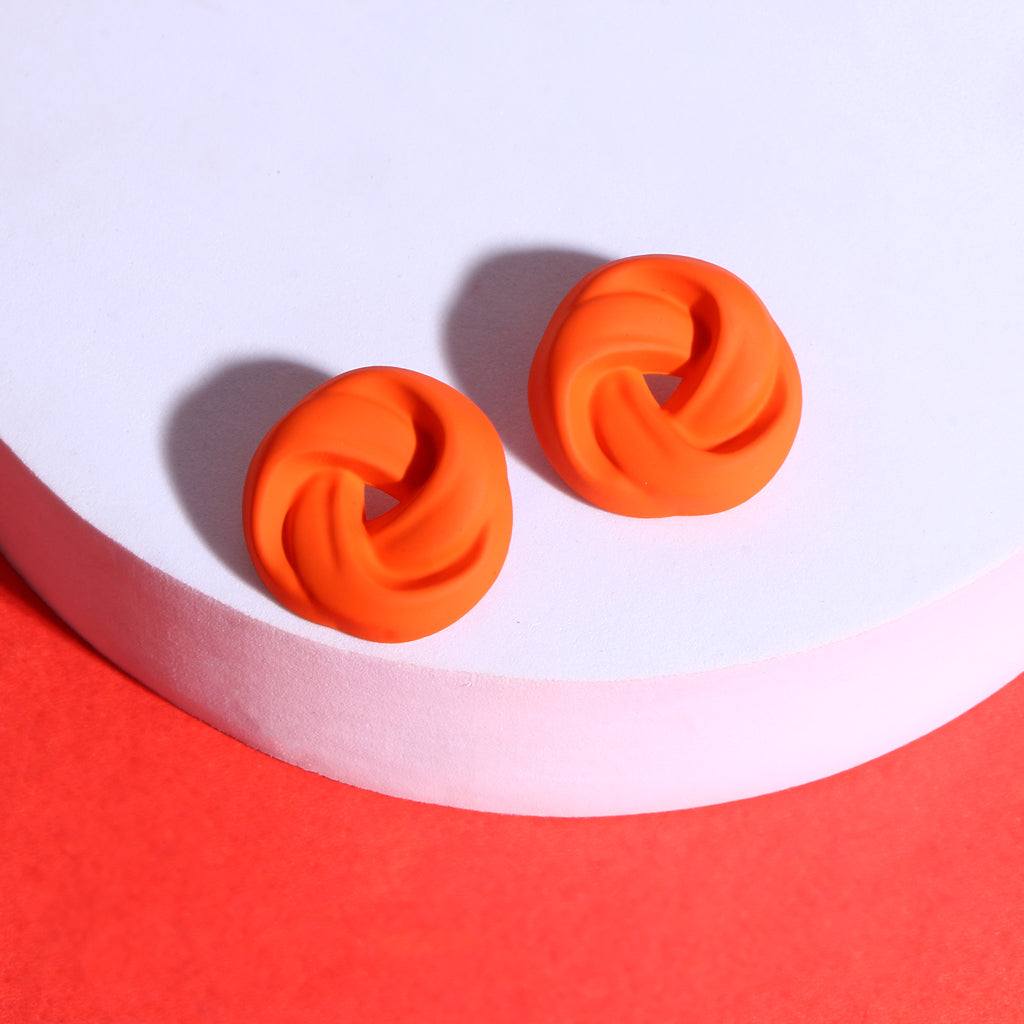 Tangerine Twist Earrings