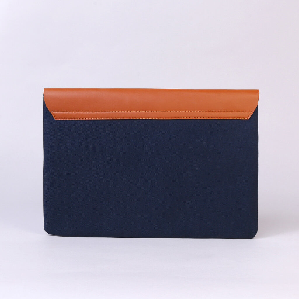 Leather & Canvas Laptop Sleeve
