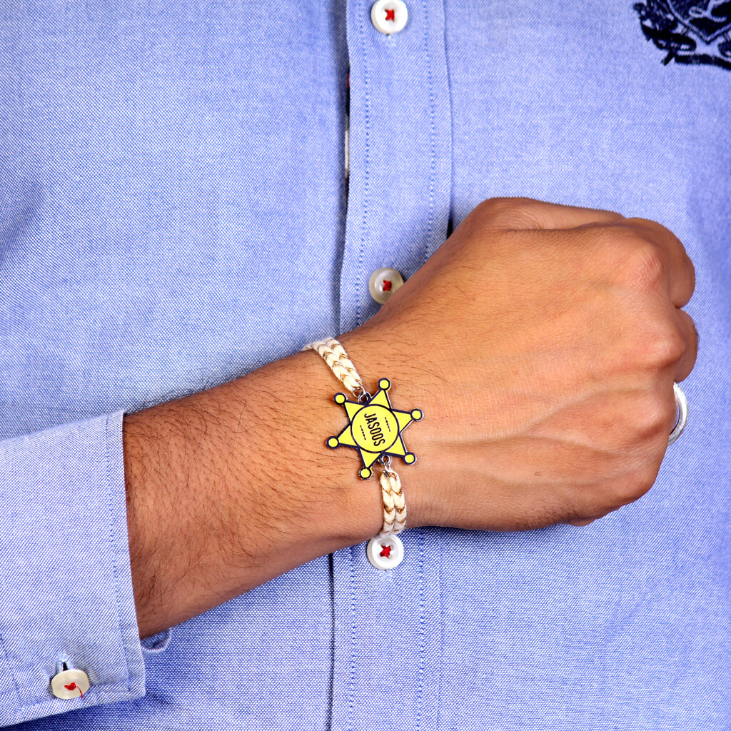 Jasos Metallic Unique Rakhi for Brother