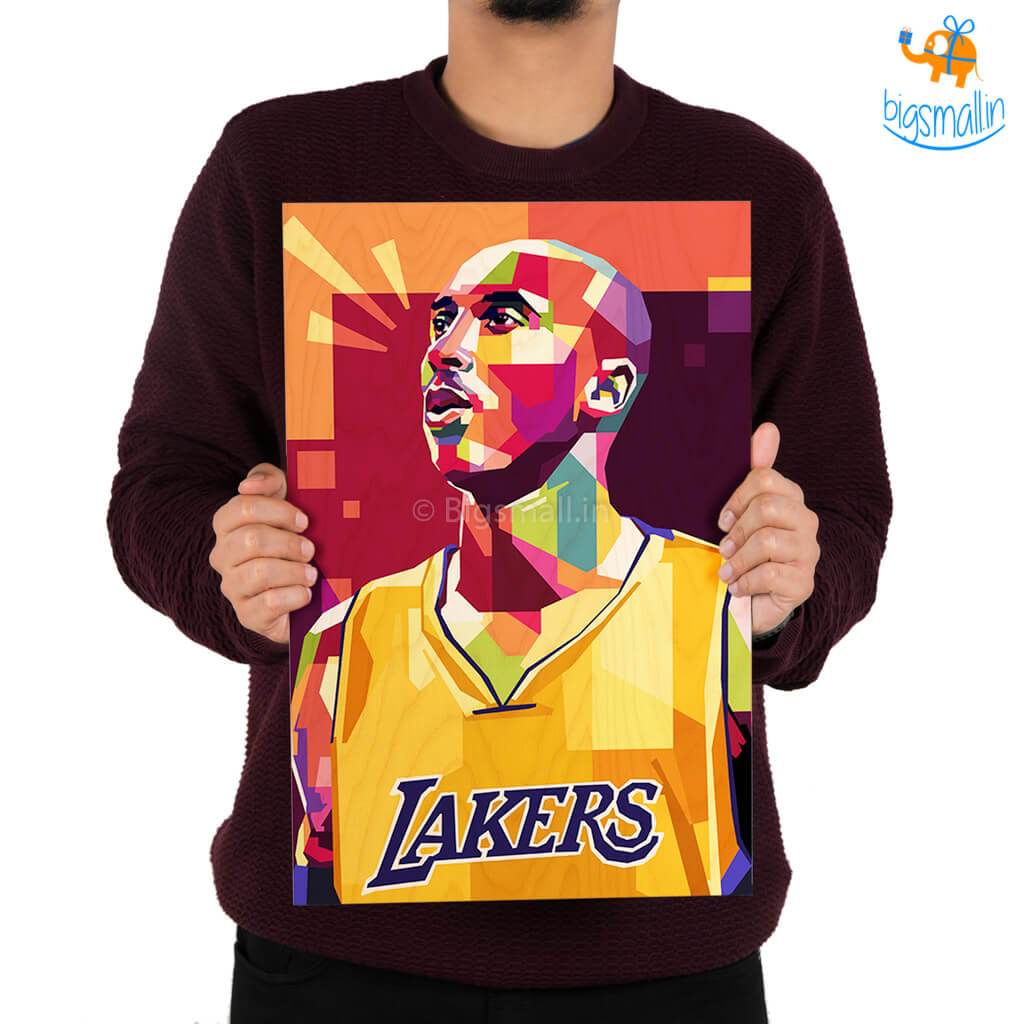 Kobe Bryant Printed Wooden Frame