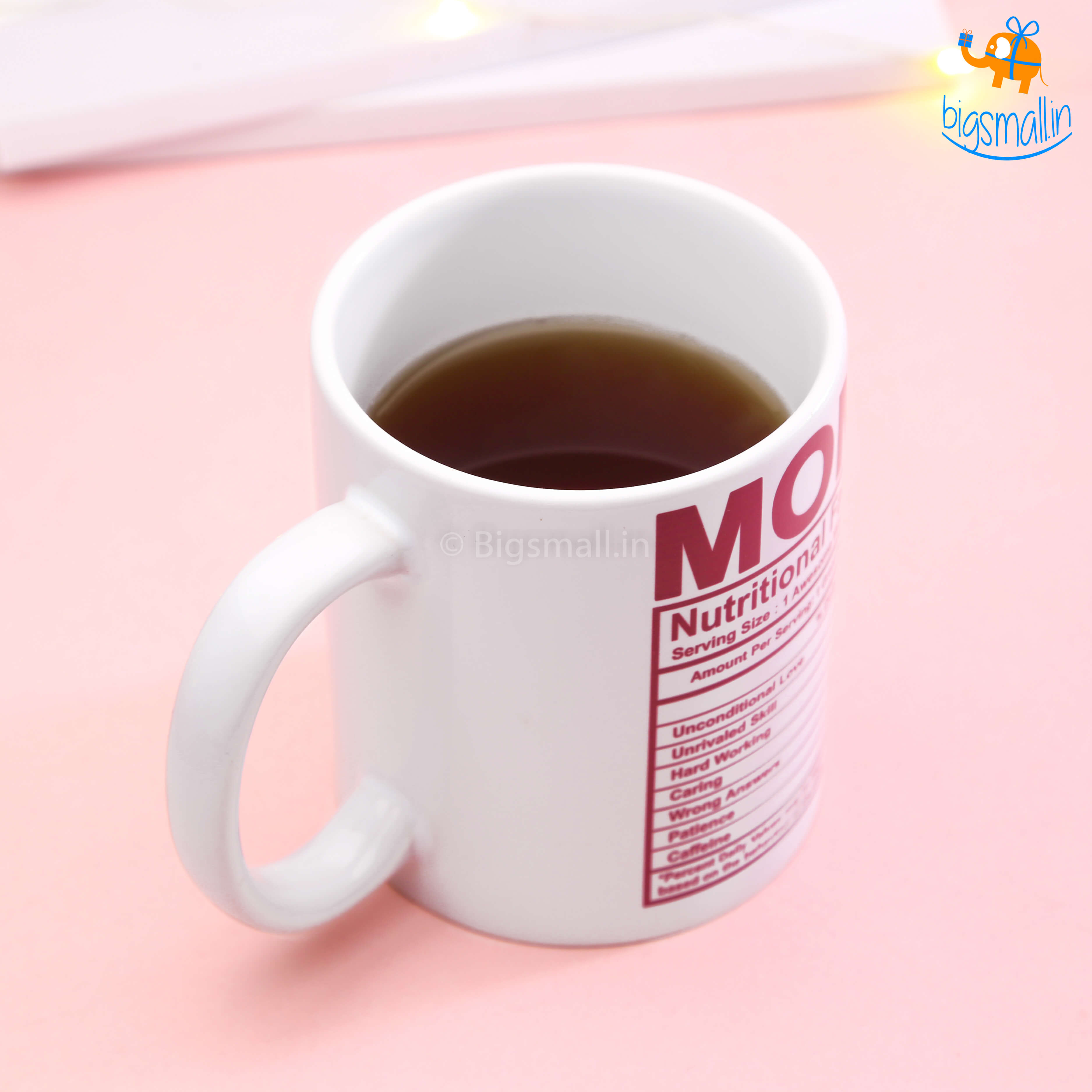 Mom Nutritional Facts Mug