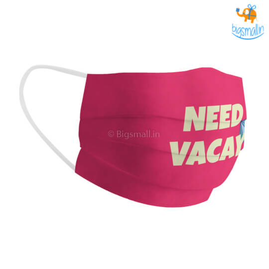 Need Vacay Cotton Mask With Filter