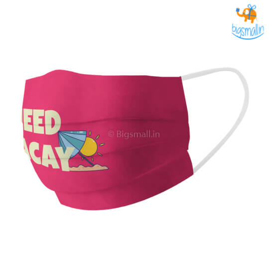 Need Vacay Cotton Mask With Filter