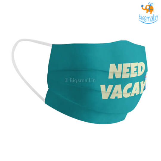 Need Vacay Cotton Mask With Filter