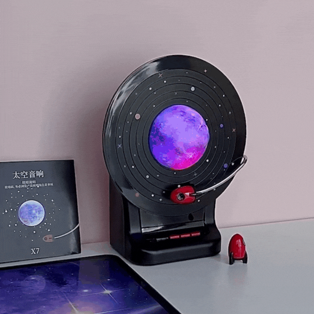 Orbit Glow Lamp with Speaker