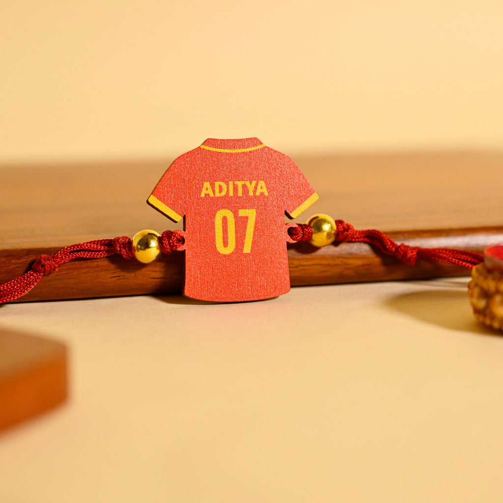 Personalised Footballer Bro Rakhi