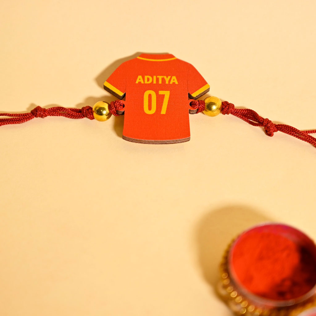 Personalised Footballer Bro Rakhi