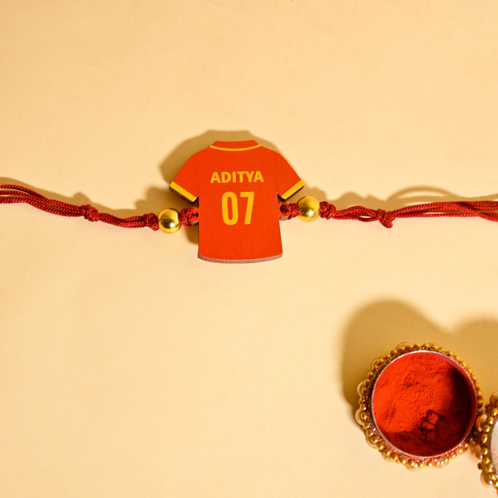 Personalised Footballer Bro Rakhi