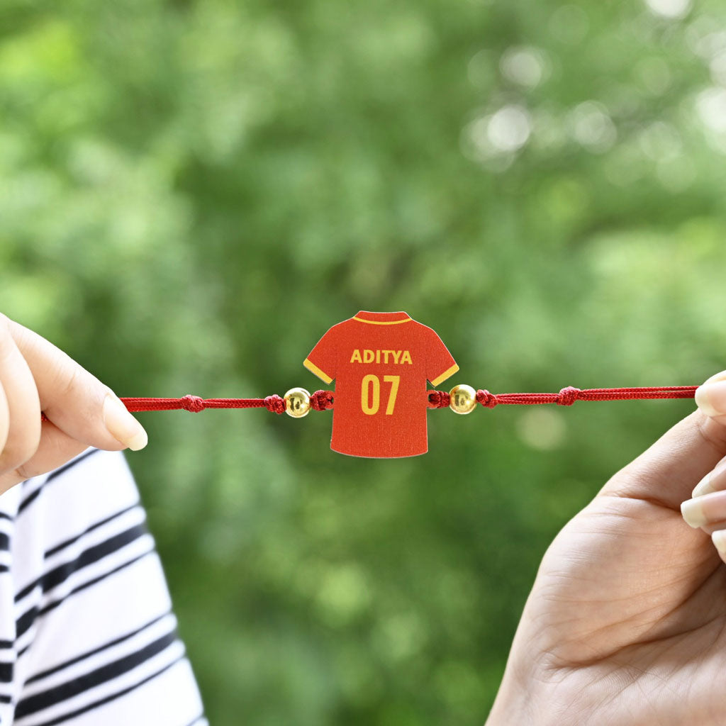 Personalised Footballer Bro Rakhi