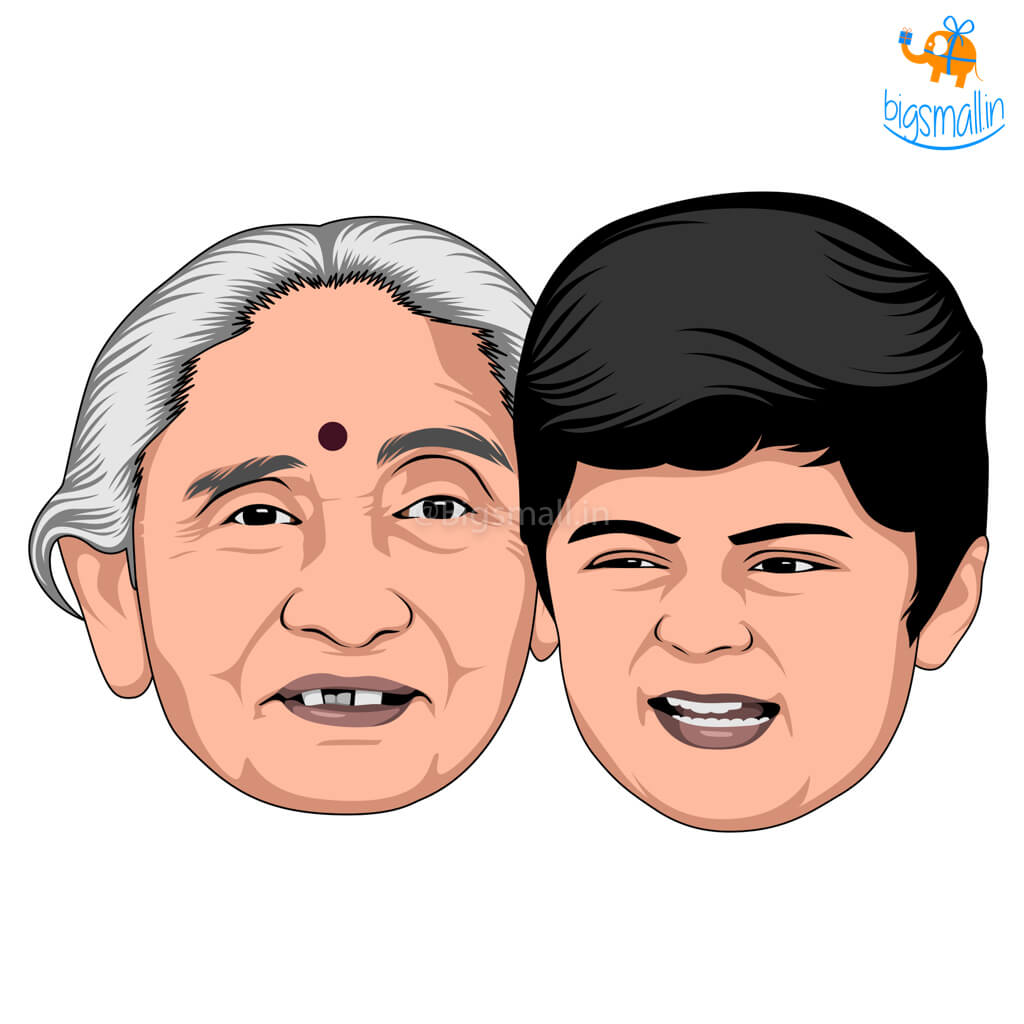 Personalized Caricature Wooden Fridge Magnet