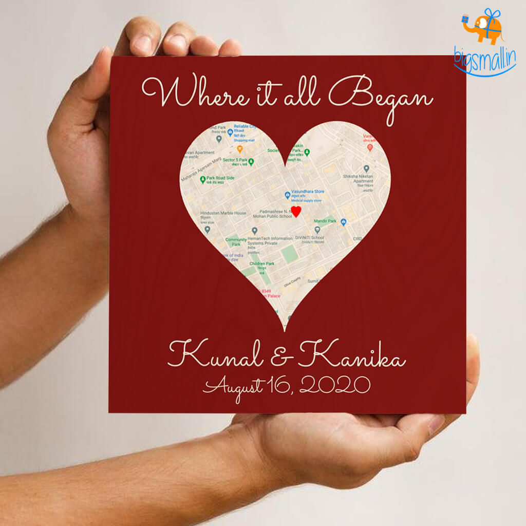 Personalized Wooden Frame - Where It All Began