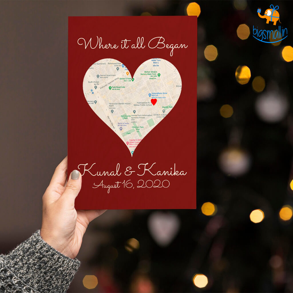 Personalized Wooden Frame - Where It All Began