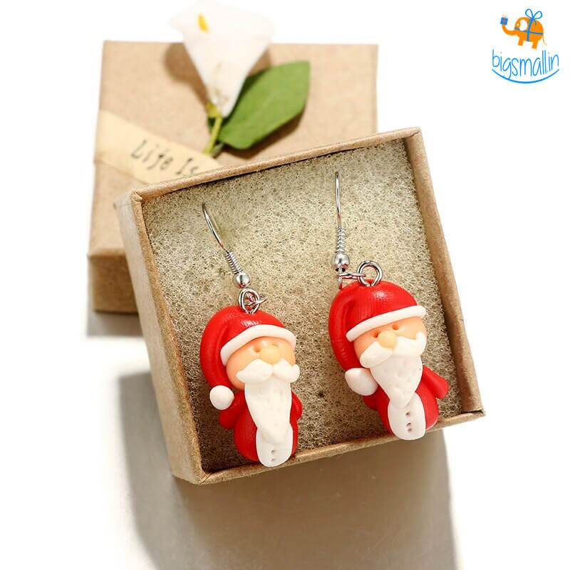 Santa Earrings