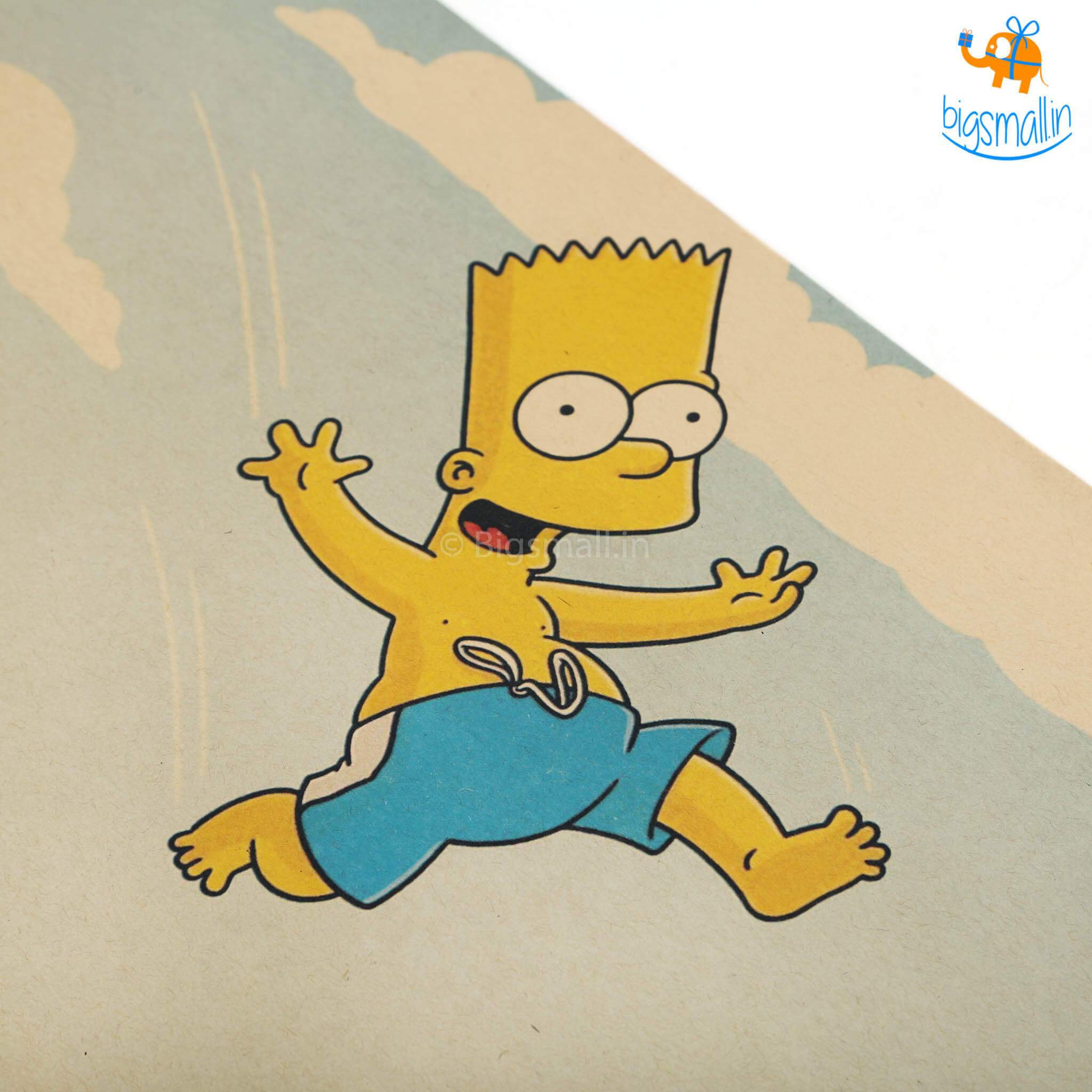 Simpsons Kraft Paper Poster