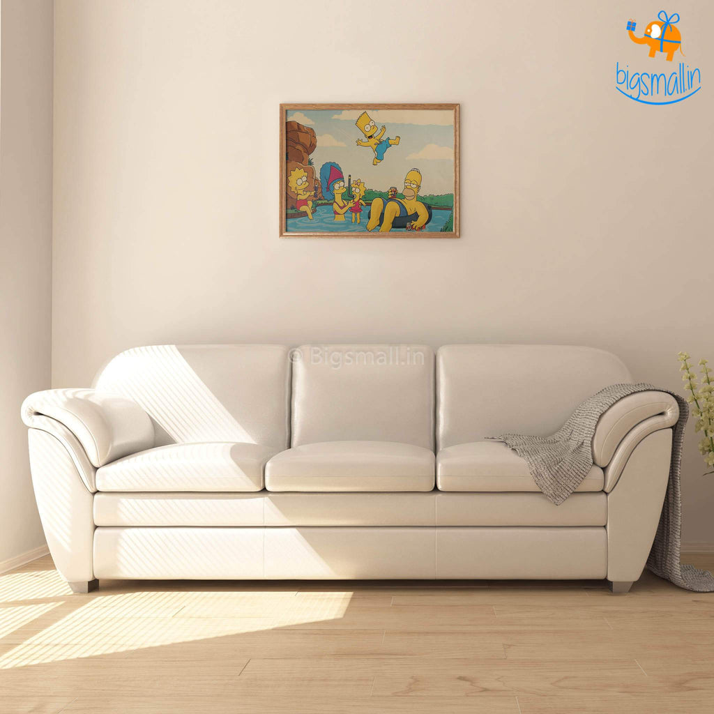 Simpsons Kraft Paper Poster