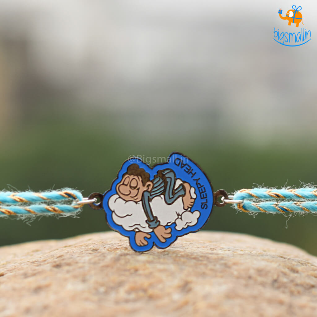 Sleepy Head Metallic Rakhi