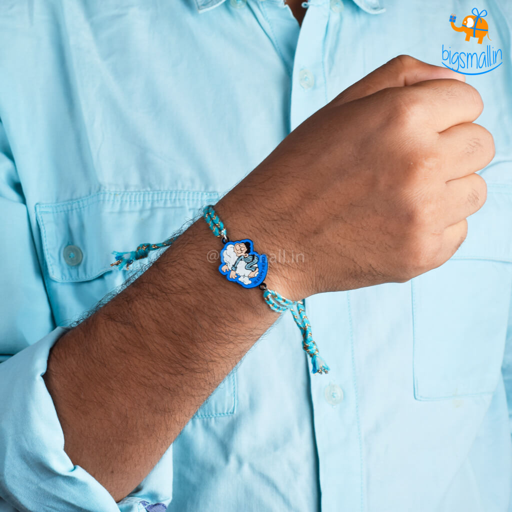 Sleepy Head Metallic Rakhi